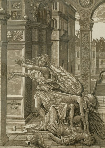 被死亡感到惊讶的恋人 作者 汉斯·伯格克米尔